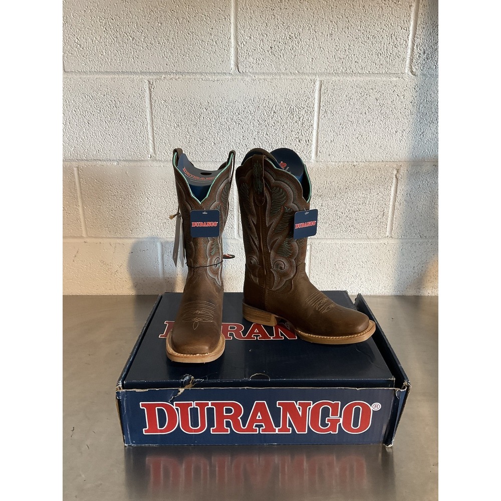 Durango Lady Rebel Pro Western Boot Womens 6 Juniper Brown Leather DDB0288